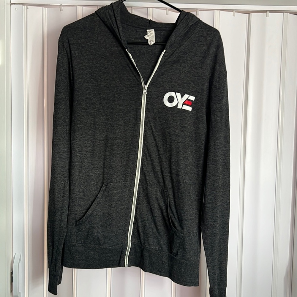 Men's Black Zip-Up Hoodie